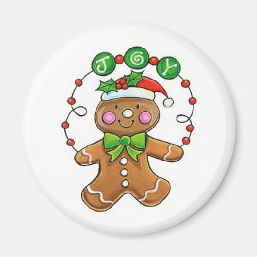 Gingerbrood Man Magnet (Voorkant)