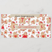 Gingerbrood Man met gelekte koekjes Cookies Cadeau (Voorkant / Achterkant)