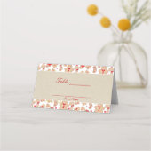 Gingerbrood Man met koekjes Rustic Whimsical Plaatskaartje (Achterkant)