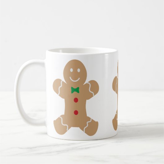 Gingerbrood Man met naam Koffiemok (Links)