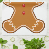 Gingerbrood man met pet theedoek (Gevouwen)