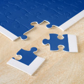 Gingerbrood Man met Verticale Aangepaste Naam Legpuzzel (Zijkant)