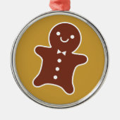 Gingerbrood Man Metalen Ornament (Voorkant)