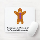 Gingerbrood Man Muismat (Met muis)