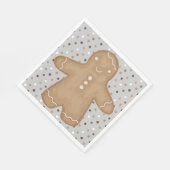Gingerbrood Man Napkins Servet (Hoek)