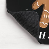 Gingerbrood Man Oh Magnetisch kerstkoekjeskostuum  Muismat (Hoek)