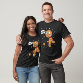 Gingerbrood Man Oh Magnetisch kerstkoekjeskostuum T-shirt (Unisex)
