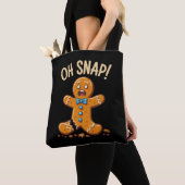 Gingerbrood Man Oh onverwacht kerstkoekje Baken Tote Bag (Dichtbij)