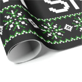 Gingerbrood Man Oh Snap Kerstmis Cadeaupapier (Rol Hoek)