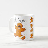 Gingerbrood Man | Oh Snap | Vakantiegeld Mok (Voorkant links)