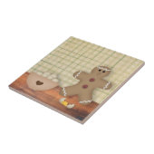 Gingerbrood Man Oops Tegel Tegeltje (Zijkant)