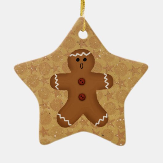 Gingerbrood Man Ornament (Achterkant)