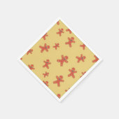 Gingerbrood Man Pattern Servet (Hoek)