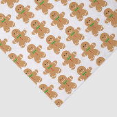 Gingerbrood Man Pattern Tissuepapier (Detail)