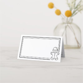 Gingerbrood Man Plaatskaartje