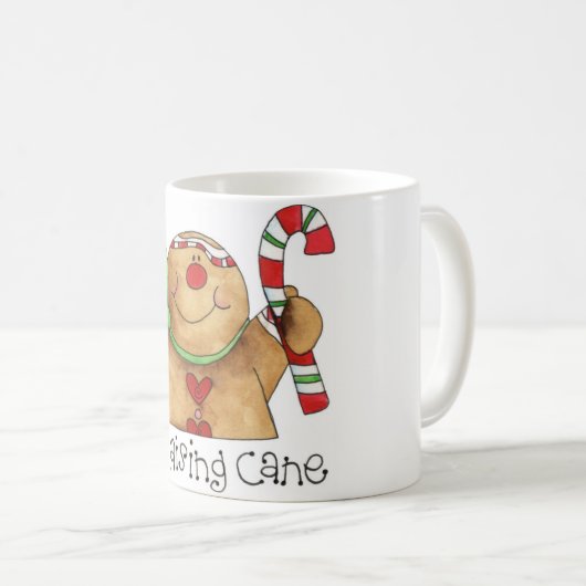 Gingerbrood Man Raising Cane Mok (Voorkant rechts)