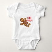 Gingerbrood Man Romper (Voorkant)