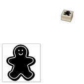 Gingerbrood Man Rubberstempel (Gestempeld)