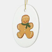 Gingerbrood Man Schilderen Keramisch Ornament (Links)