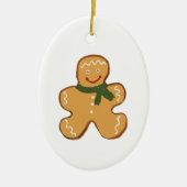 Gingerbrood Man Schilderen Keramisch Ornament (Voorkant)