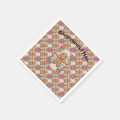 Gingerbrood Man Servet (Hoek)