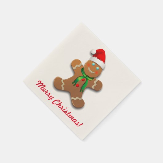  Gingerbrood Man Servetten (Hoek)