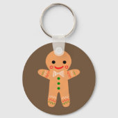 Gingerbrood Man Sleutelhanger (Voorkant)