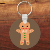 Gingerbrood Man Sleutelhanger (Voorkant)