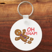 Gingerbrood Man Sleutelhanger (Voorkant)