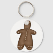 Gingerbrood Man Sleutelhanger (Achterkant)