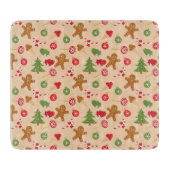 Gingerbrood Man, Snoep en ijs Snijplank (Voorkant)