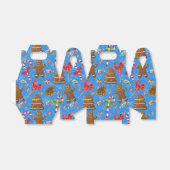 Gingerbrood Man, Snoep en lolly Bedankdoosjes (Uitgevouwen)