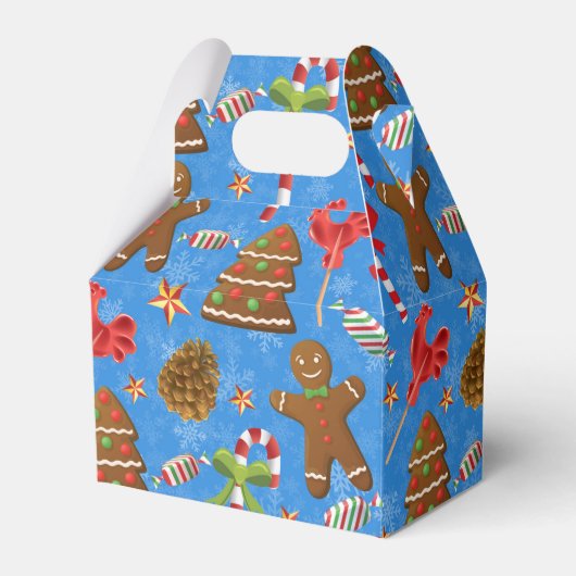 Gingerbrood Man, Snoep en lolly Bedankdoosjes (Voorkant Zijde)