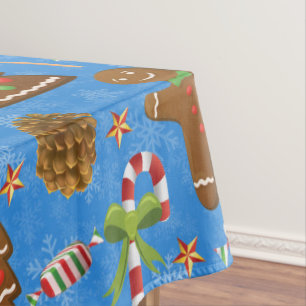 Gingerbrood Man, Snoep en lolly Tafelkleed