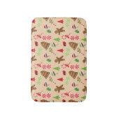 Gingerbrood Man, Snoep en santa hat Badmat (Voorkant Verticaal)