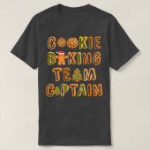 Gingerbrood Man Squad Bakery COOKIE BAKING Team CA T-shirt (Design voorkant)