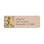 Gingerbrood Man Sugar Cookie Label (Voorkant)