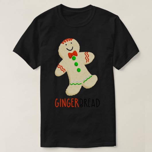 Gingerbrood Man T-shirt (Design voorkant)