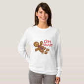 Gingerbrood Man T-shirt (Voorkant volledig)