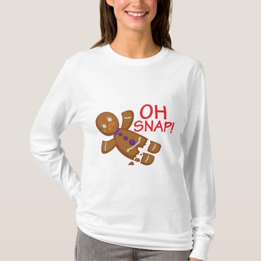 Gingerbrood Man T-shirt (Voorkant)