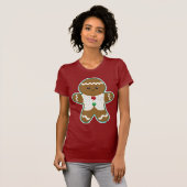 Gingerbrood Man T-shirt (Voorkant volledig)