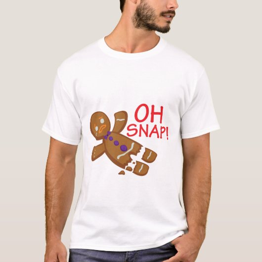 Gingerbrood Man T-shirt (Voorkant)