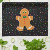 Gingerbrood Man  Theedoek (Gevouwen)