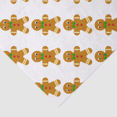 Gingerbrood Man Tissuepapier (Detail)