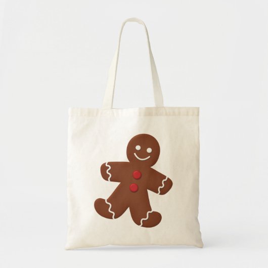Gingerbrood Man Tote Bag (Voorkant)