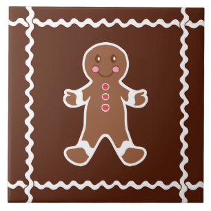 Gingerbrood Man Trivet Tegel Tegeltje
