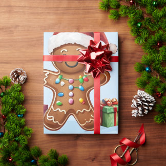 Gingerbrood Man — Verpakkingspapier Cadeaupapier