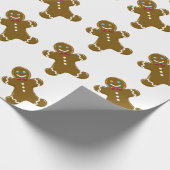 Gingerbrood Man — Verpakkingspapier Cadeaupapier (Hoek)