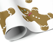 Gingerbrood Man — Verpakkingspapier Cadeaupapier (Rol Hoek)