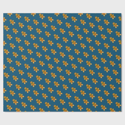 Gingerbrood Man — Verpakkingspapier Cadeaupapier (Vlak)